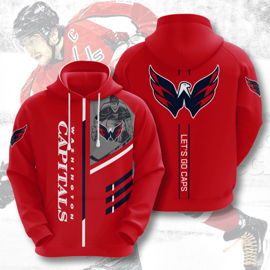 Washington Capitals 3D All Over Print Hoodie & Zip Hoodie