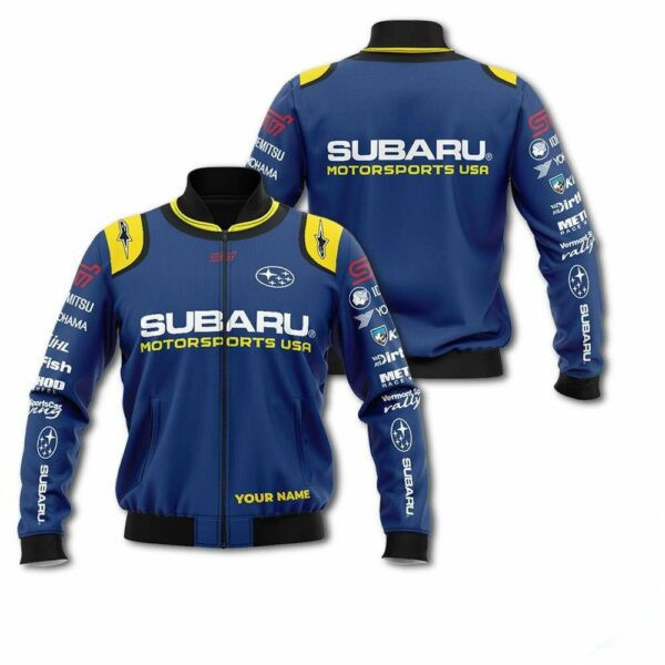 Personalized Subaru Motorsports Usa Racing Bomber Jacket 830 59