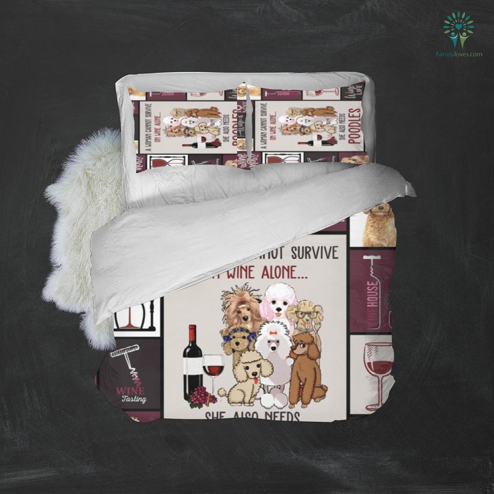 Dog Bedding Set She Also Needs Poodles Duvet Covers