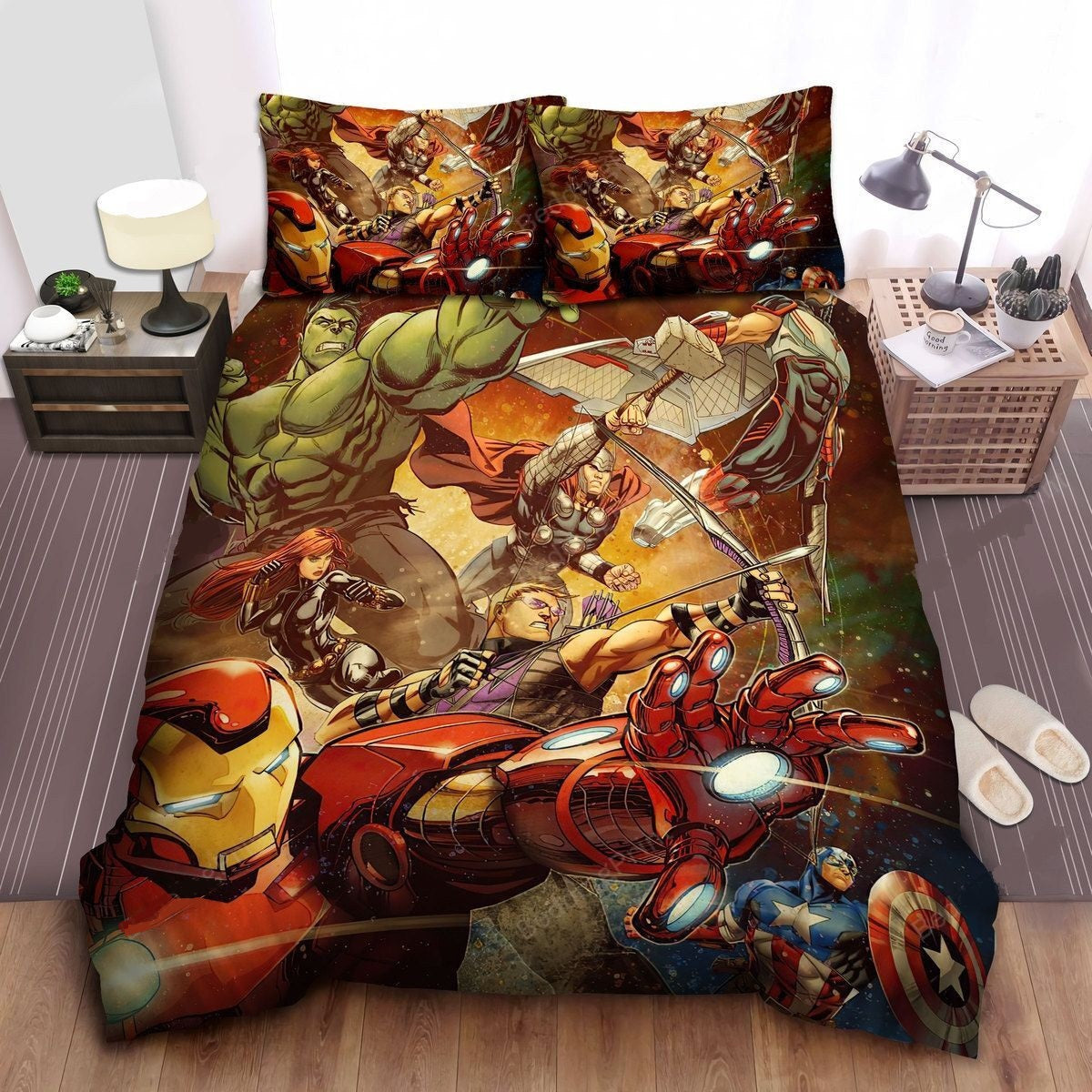 MV Bedding Set Avengers In A Epic Battle Duvet Covers