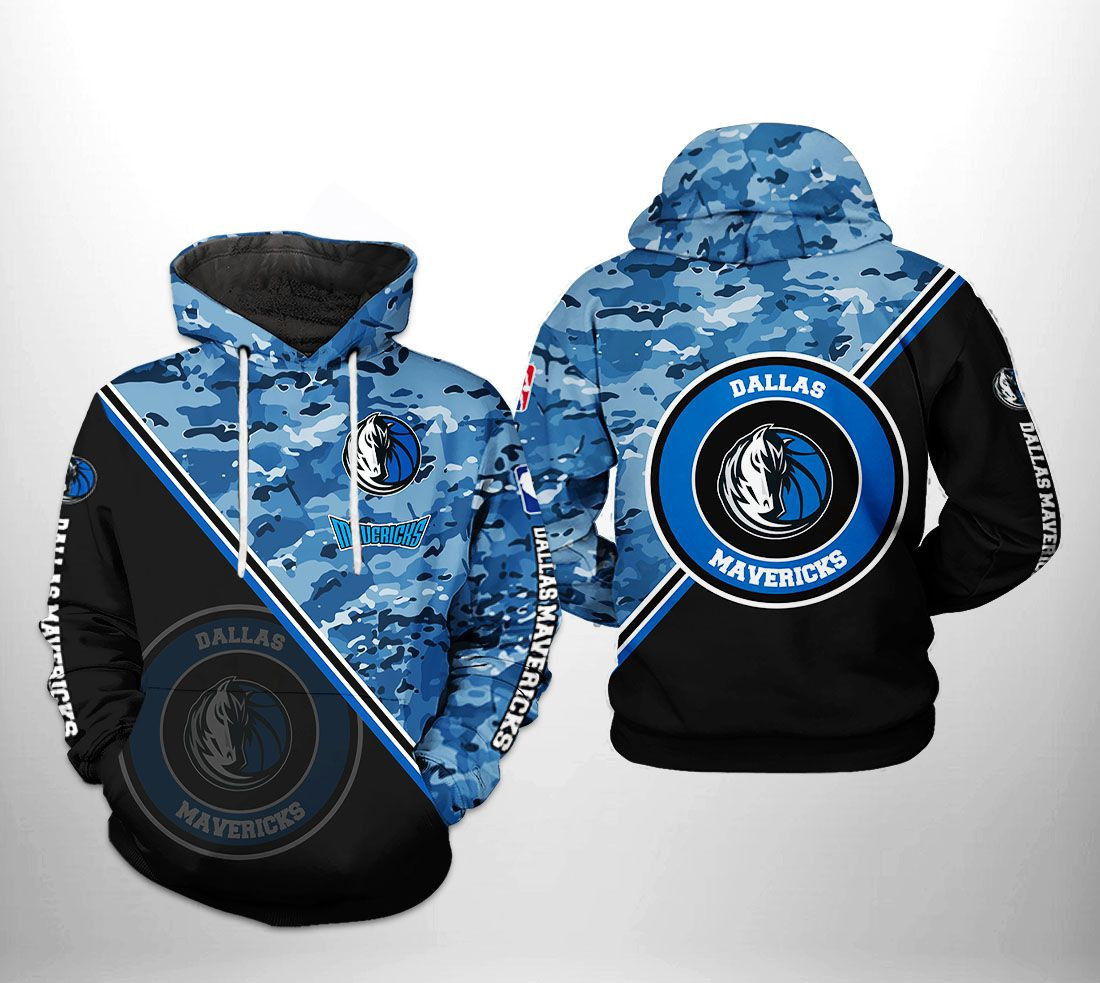 Dallas Mavericks US Camo Team 3D All Over Print Hoodie & Zip Hoodie