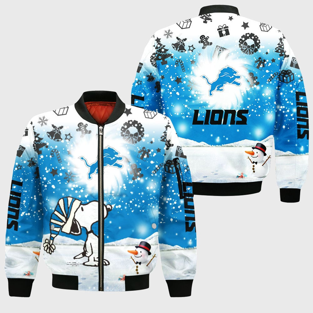 Detroit Lions Bomber Jacket CS30