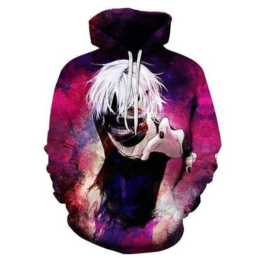 Tokyo Ghoul 3D All Over Print Hoodie & Zip Hoodie