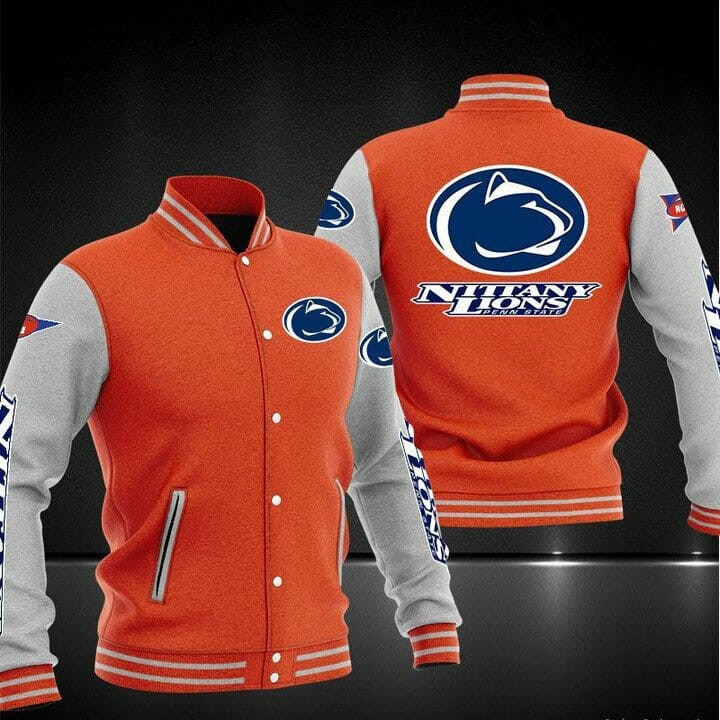 Penn State Nittany Lions Orange Baseball Jacket