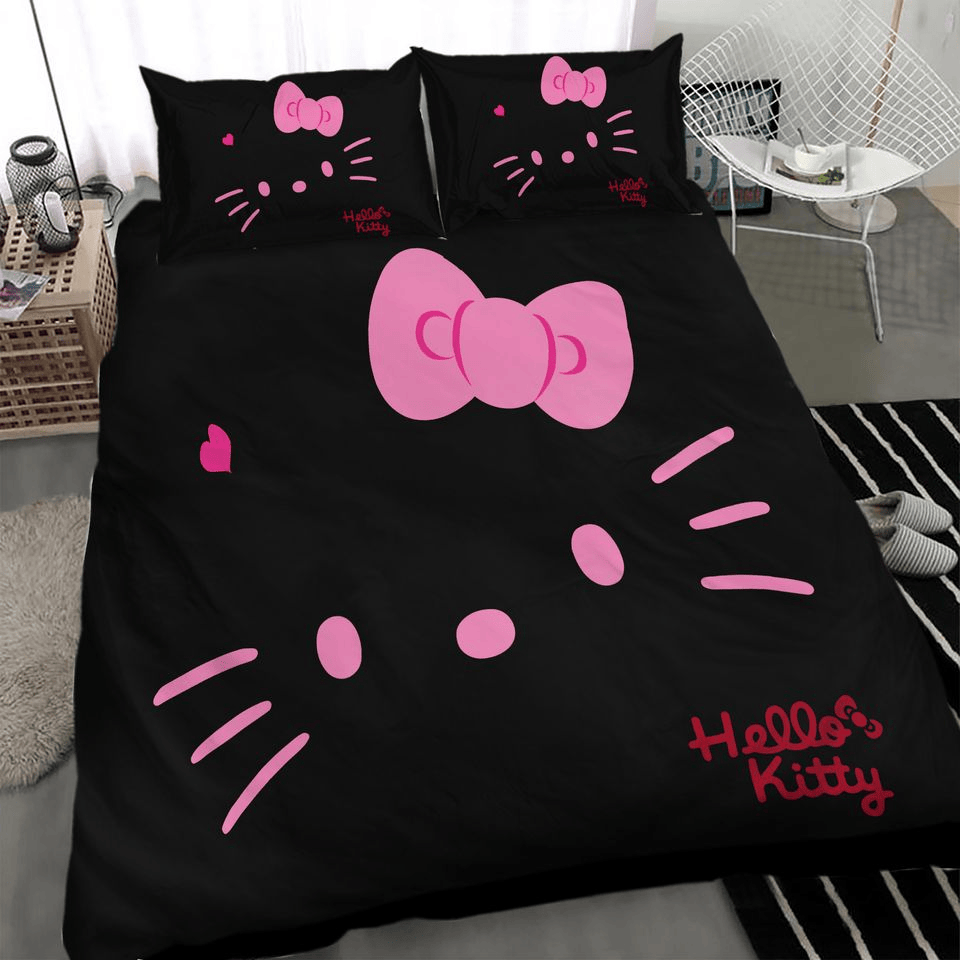 Hello Kitty Bedding Set Hello Kitty Face Graphic Duvet Covers