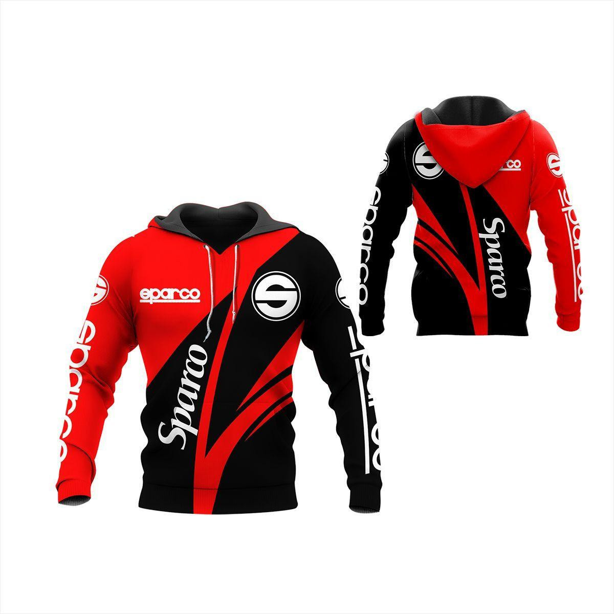 Sparco Shirt 99, 3d Hoodie Zip Hoodie