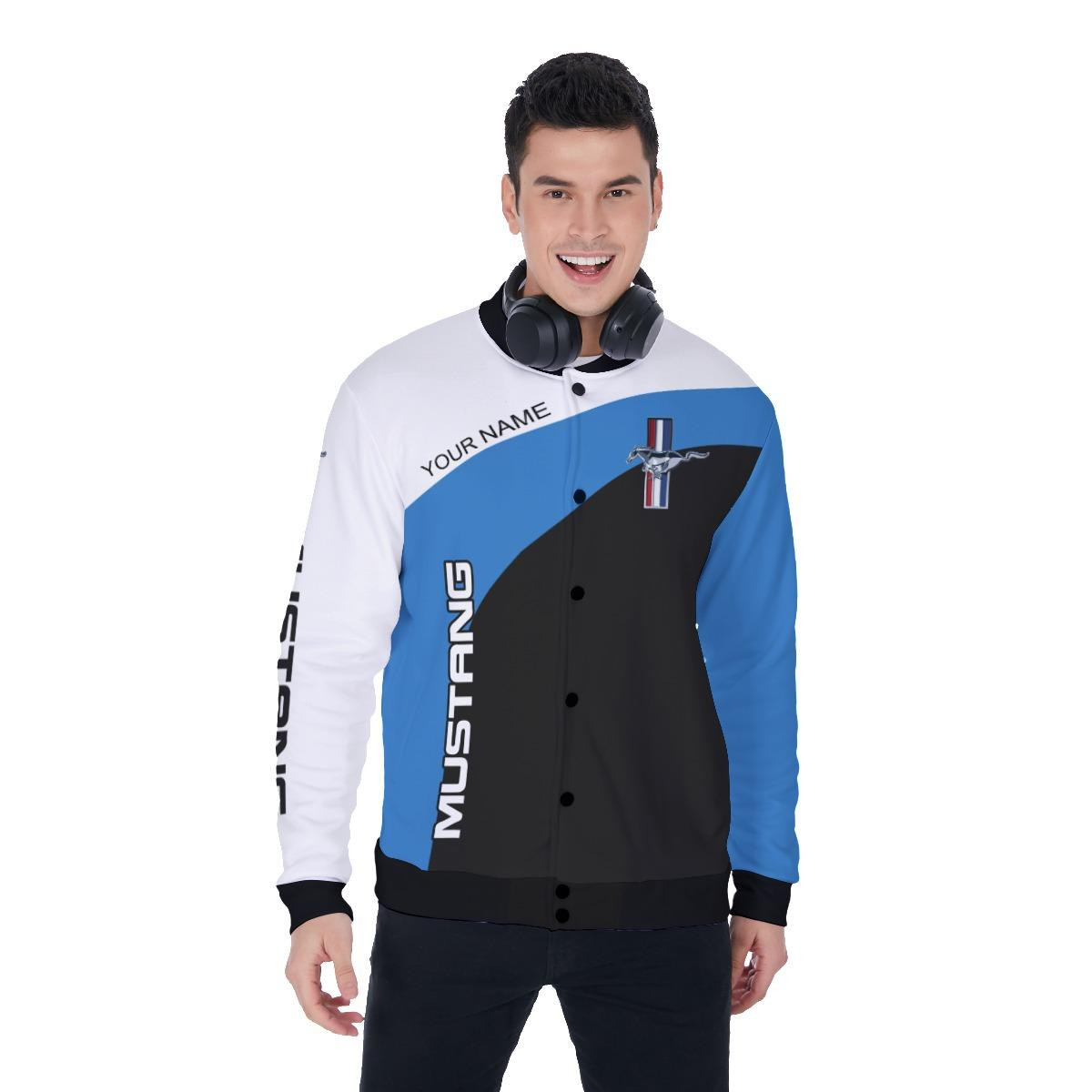 Ford Mustang Apparel, Ford Mustang Custom Baseball Jacket 43