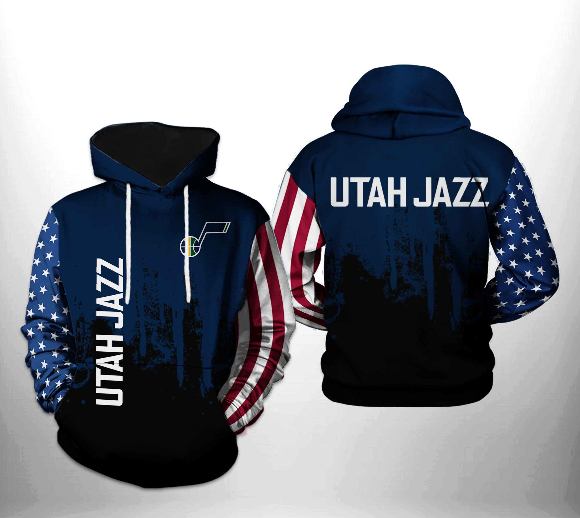 Utah Jazz Team US 3D All Over Print Hoodie & Zip Hoodie
