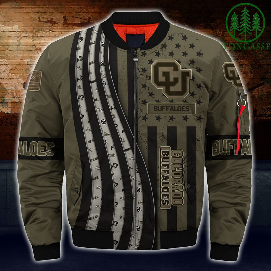 Colorado Buffaloes Camo For Fans Bomber Jacket