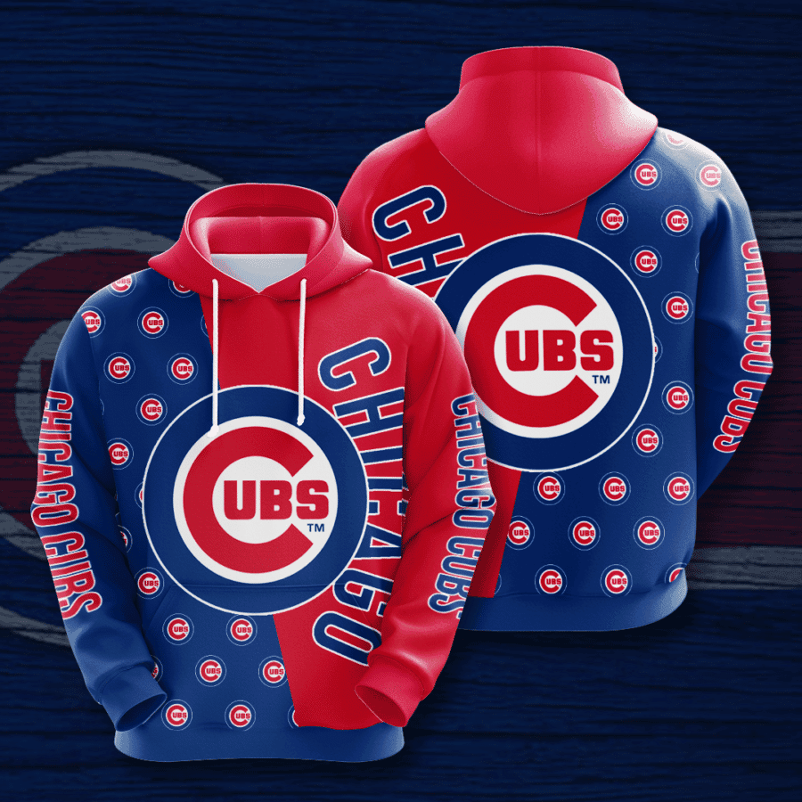 Chicago Cubs 3D All Over Print Hoodie & Zip Hoodie