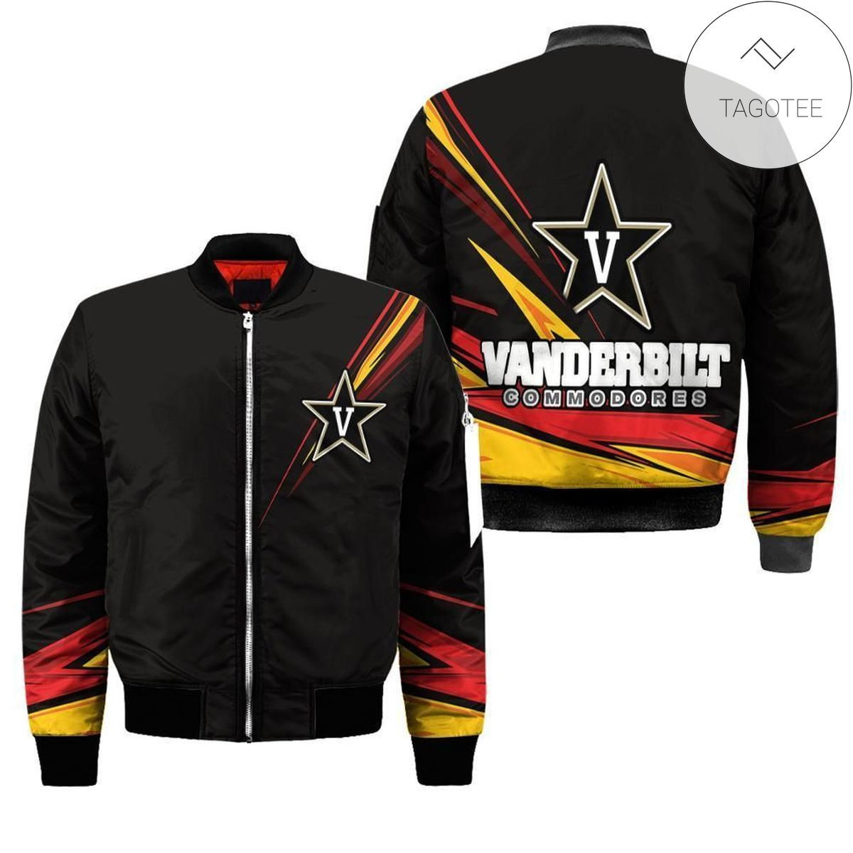 Vanderbilt Commodores Black Bomber Jacket