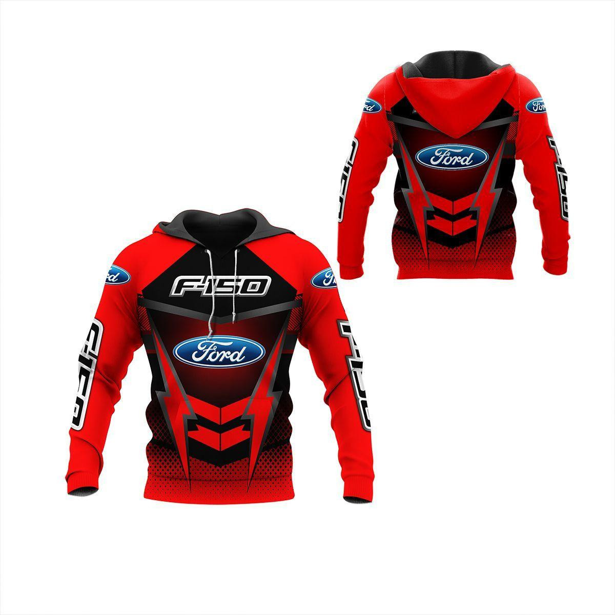 Ford F-150 Shirt 154, 3d Hoodie Zip Hoodie