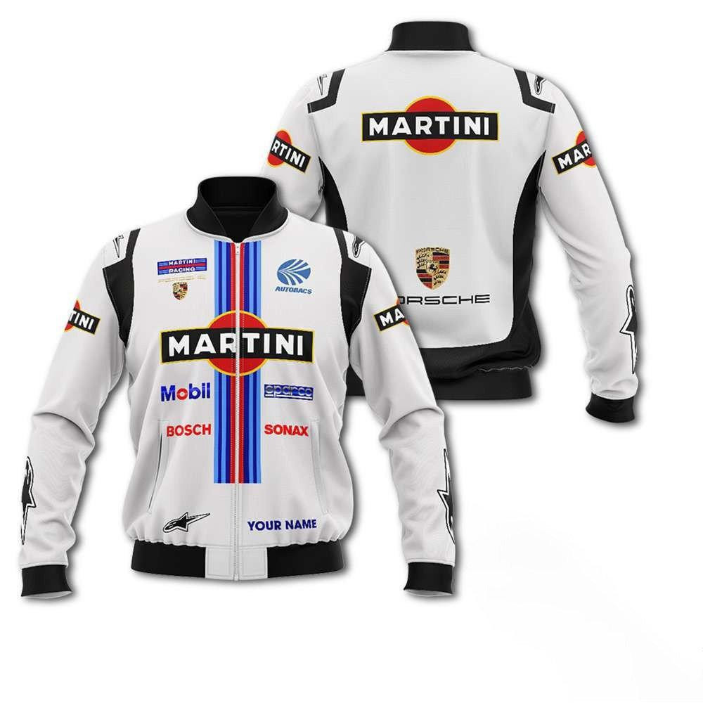 Personalized Martini Racing Bosch Sonax Bomber Jacket 856