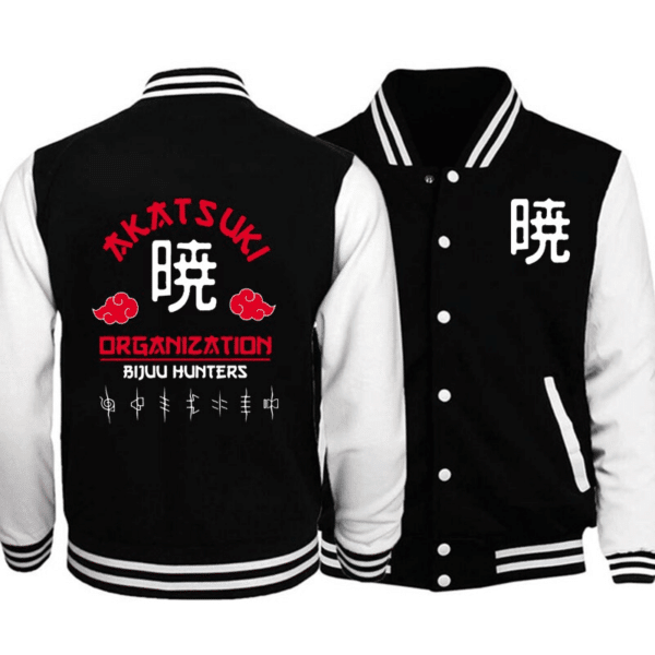 Naruto Shippuden Akatsuki Organization Baseball Jacket 548