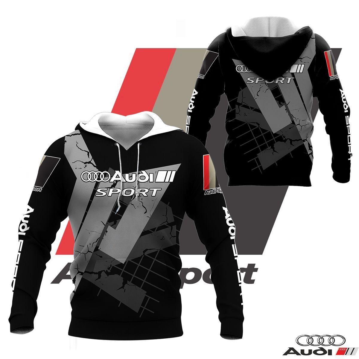 Audi Sport Luxury Car 8k263 3d Zip Hoodie Hoodie Ii0