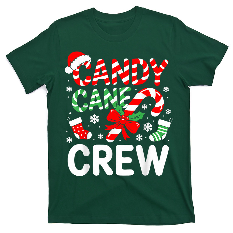 Candy Cane Crew Christmas T-Shirt