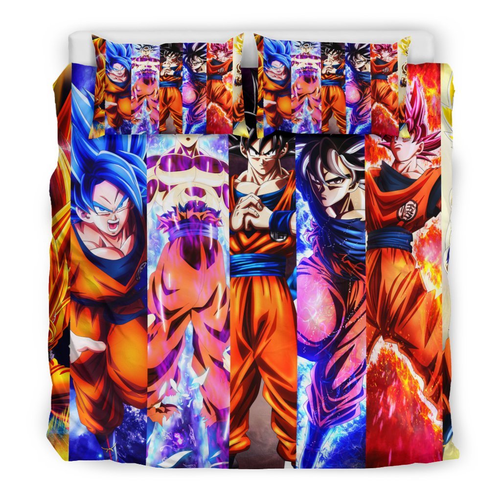 Dragon Ball Bedding Set Dragon Ball Son Goku Different Levels Duvet Covers