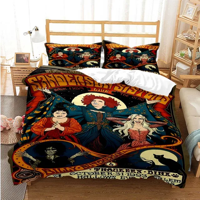 Hocus Pocus Bedding Set Sanderson Sisters Back From The Dead Duvet Covers
