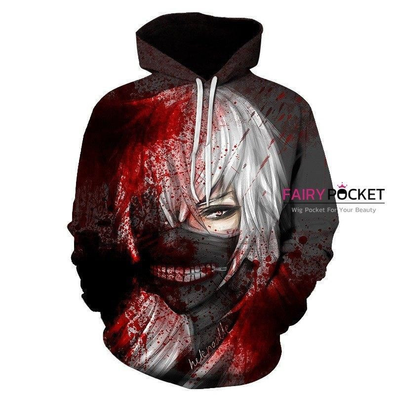 Tokyo Ghoul Ken Kaneki 3D All Over Print Hoodie & Zip Hoodie