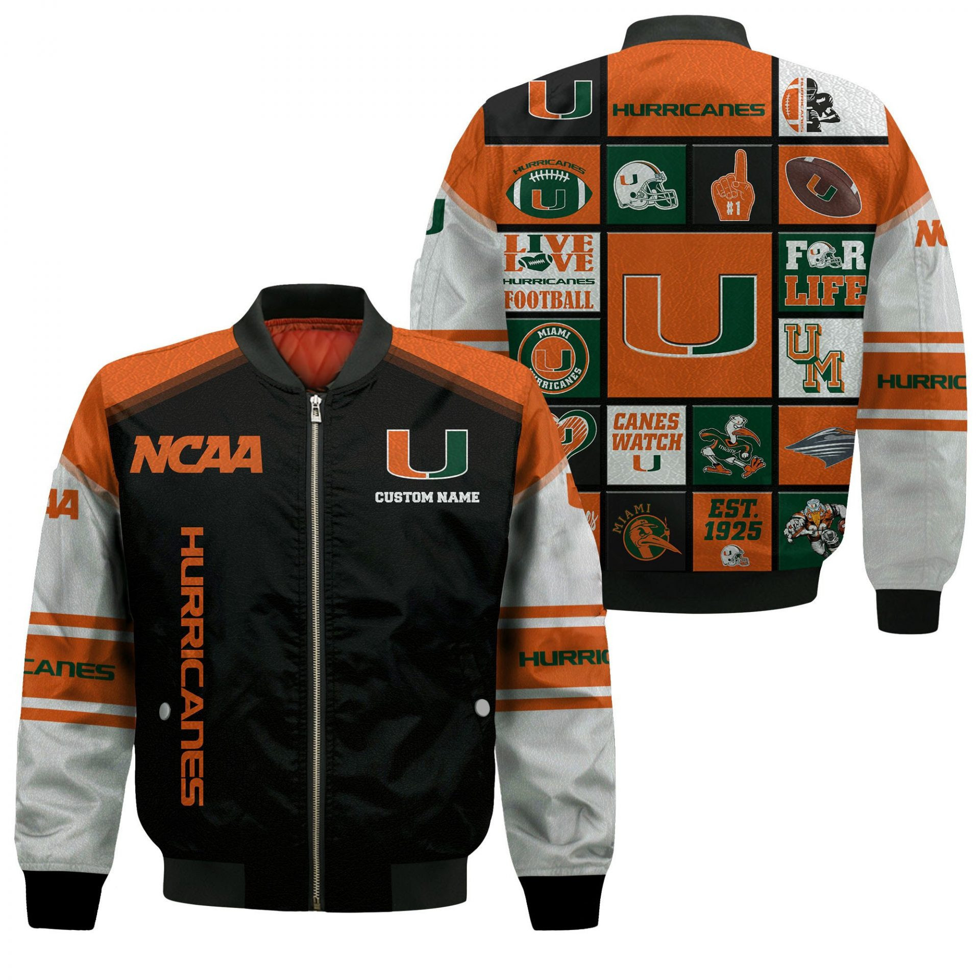 Miami Hurricanes Bomber Jacket