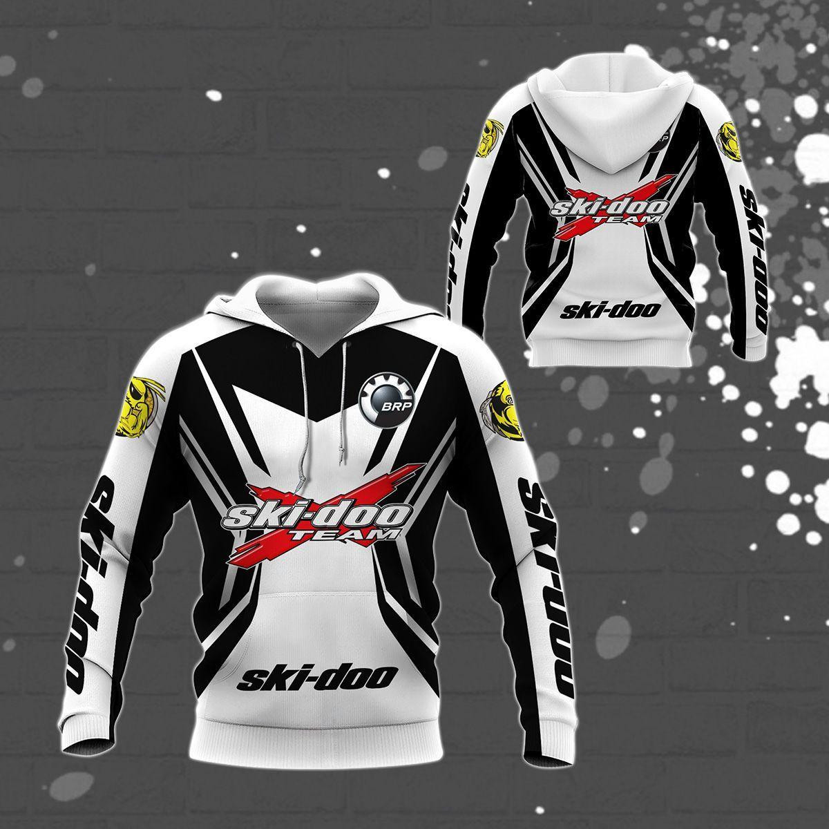 Ski-doo Racing Team 7k786 3d Zip Hoodie Hoodie Ii0