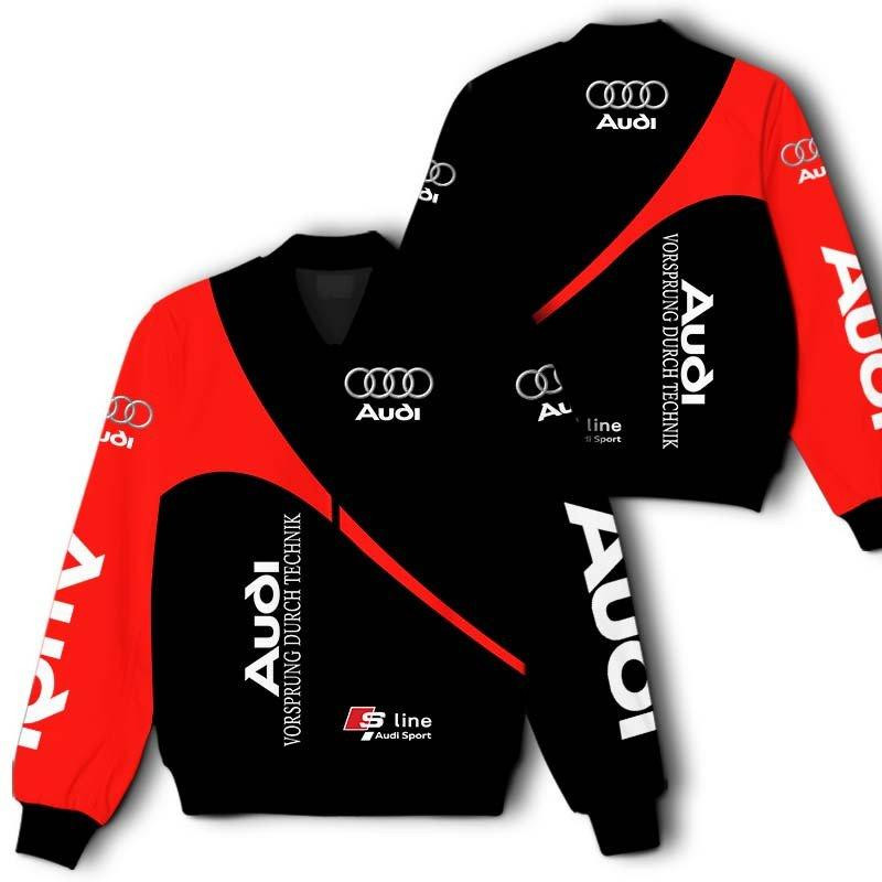 Audi Sport S Line Black Bomber Jacket