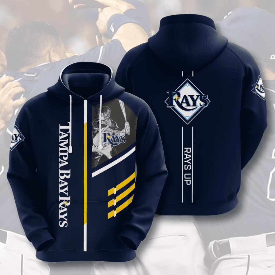 Tampa Bay Rays 3D All Over Print Hoodie & Zip Hoodie