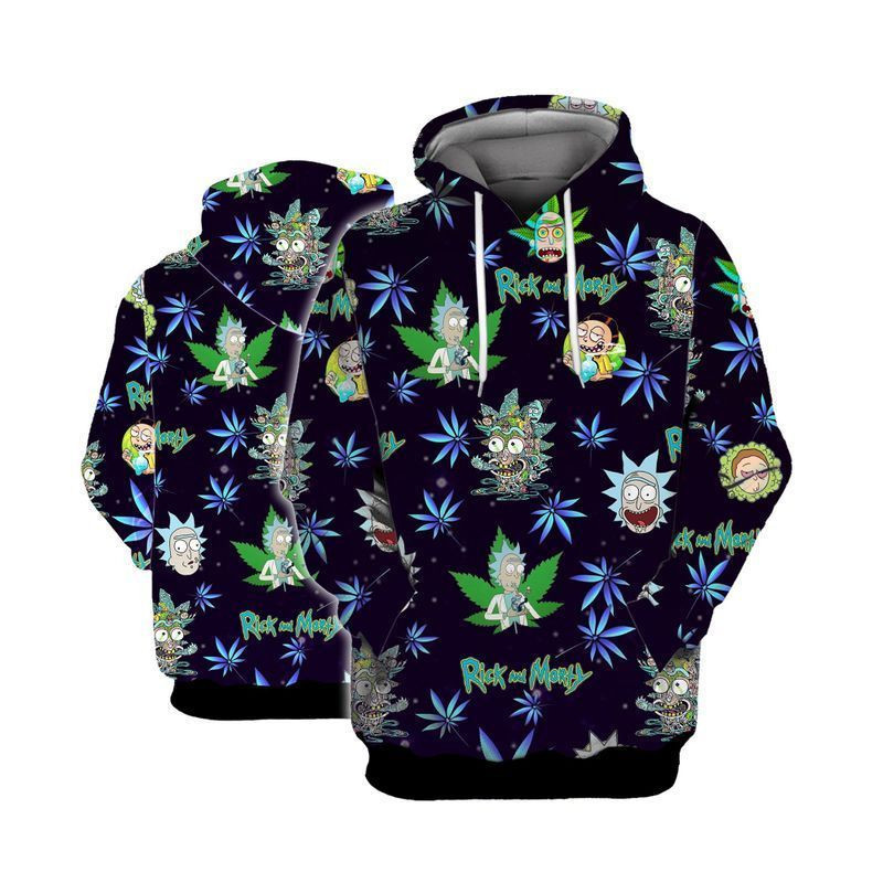 Rick And Morty 3d Hoodie Zip Hoodie 891