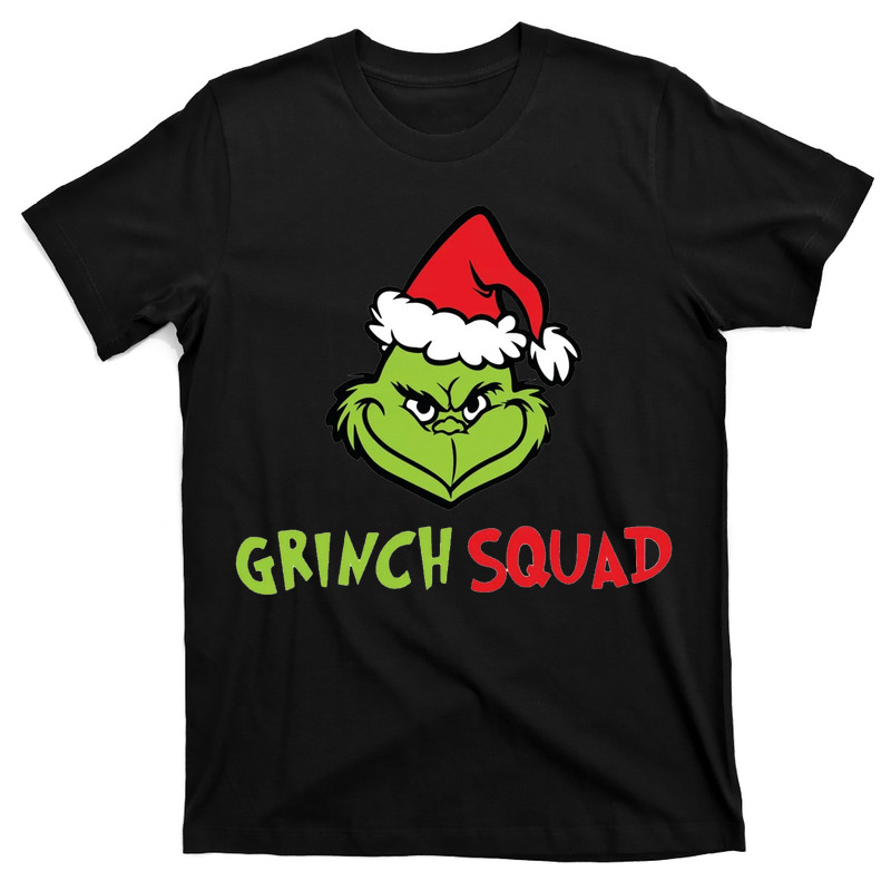 Grinch Face Grinch Squad T-Shirt