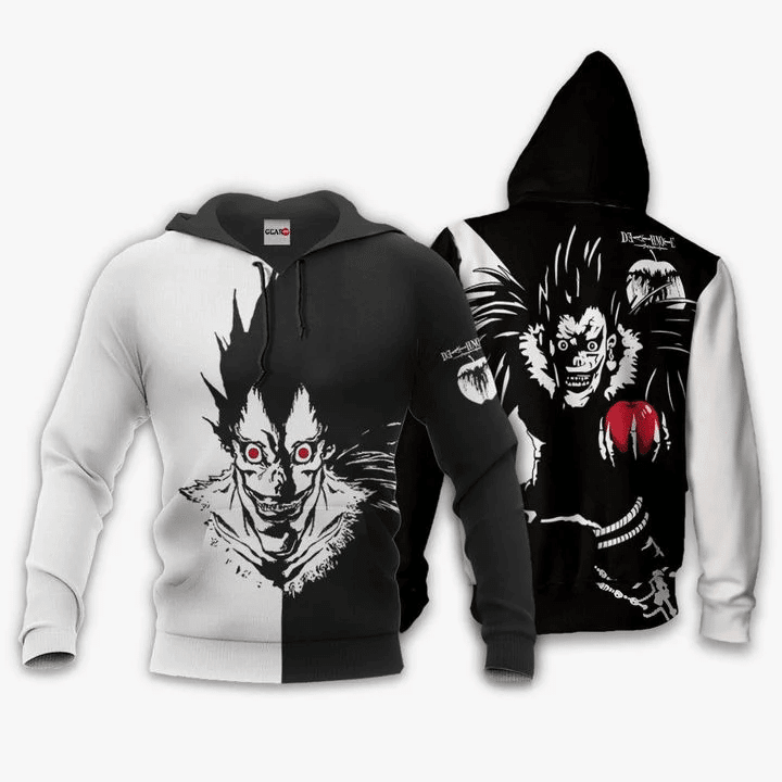 Death Note Ryuk 3d Hoodie Zip Hoodie