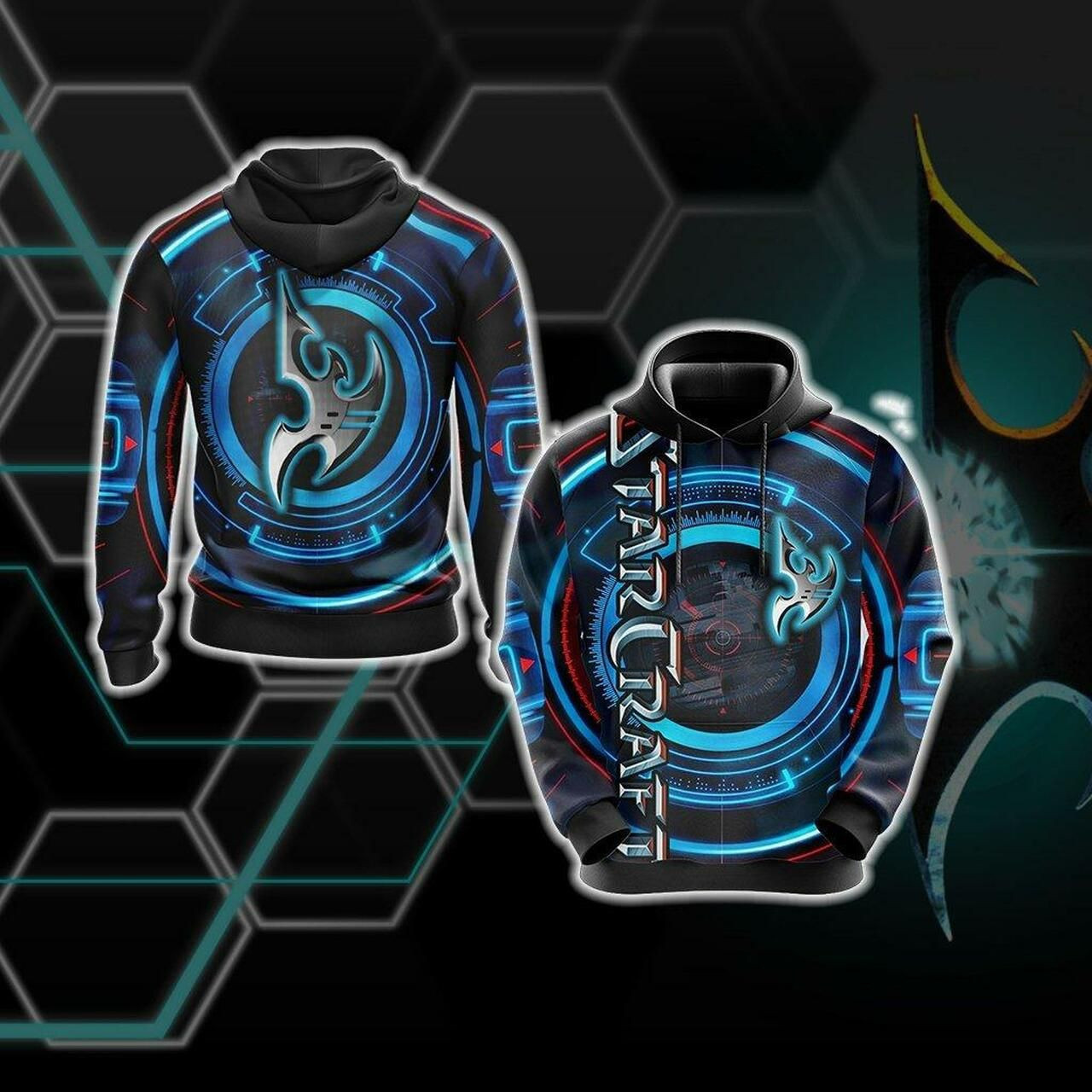 Starcraft Protoss Unisex 3D All Over Print Hoodie & Zip Hoodie