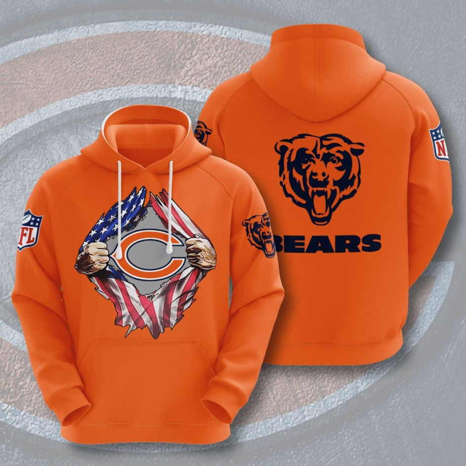 Chicago Bears American Football 3D All Over Print Hoodie & Zip Hoodie