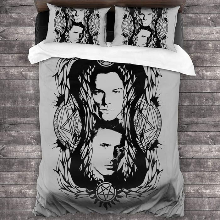 Supernatural Bedding Set Supernatural Sam And Dean Winchester Duvet Covers