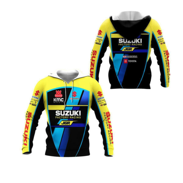 Suzuki Racing Shirt 607, 3d Hoodie Zip Hoodie 2869