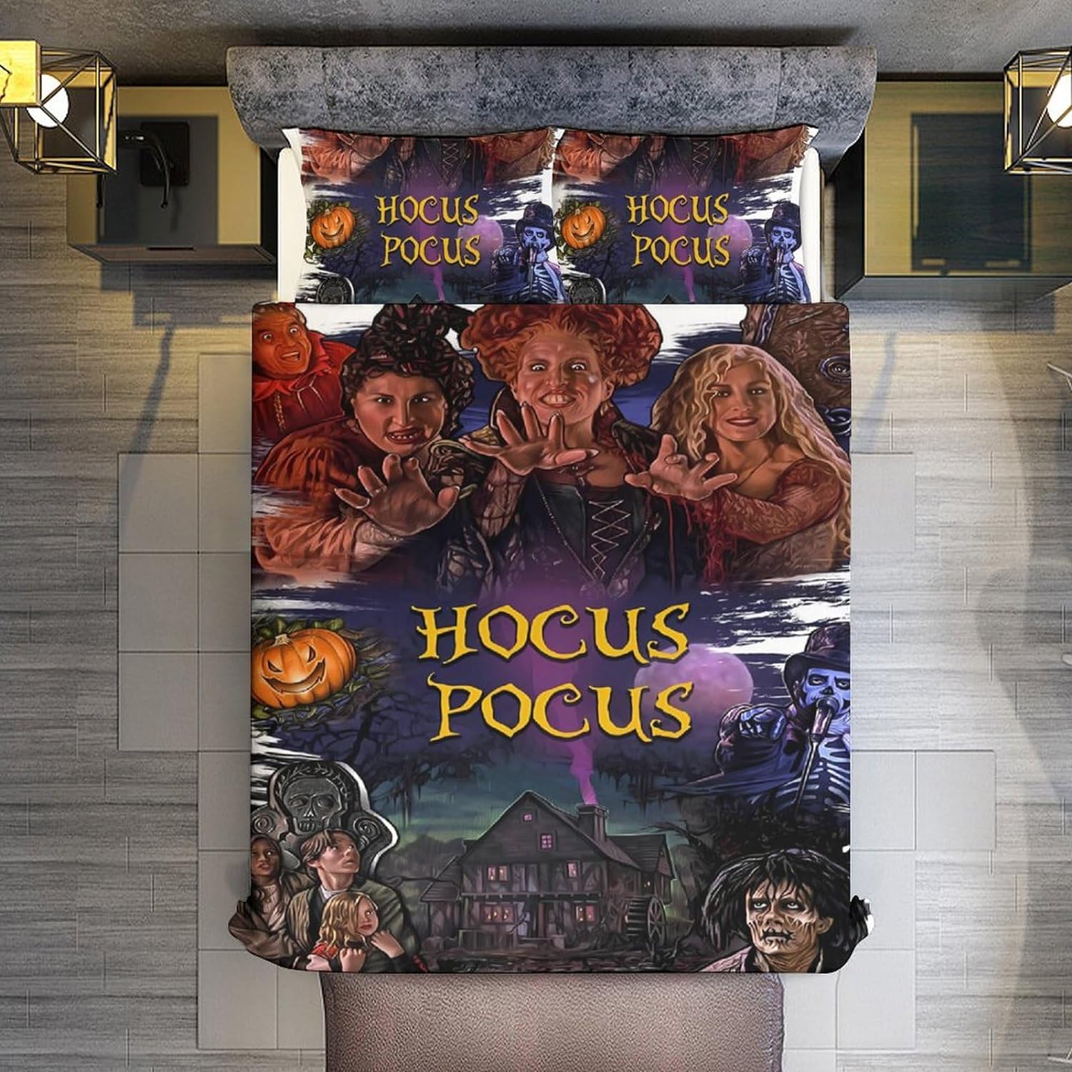Hocus Pocus Bedding Set Hocus Pocus Characters Graphic Duvet Covers
