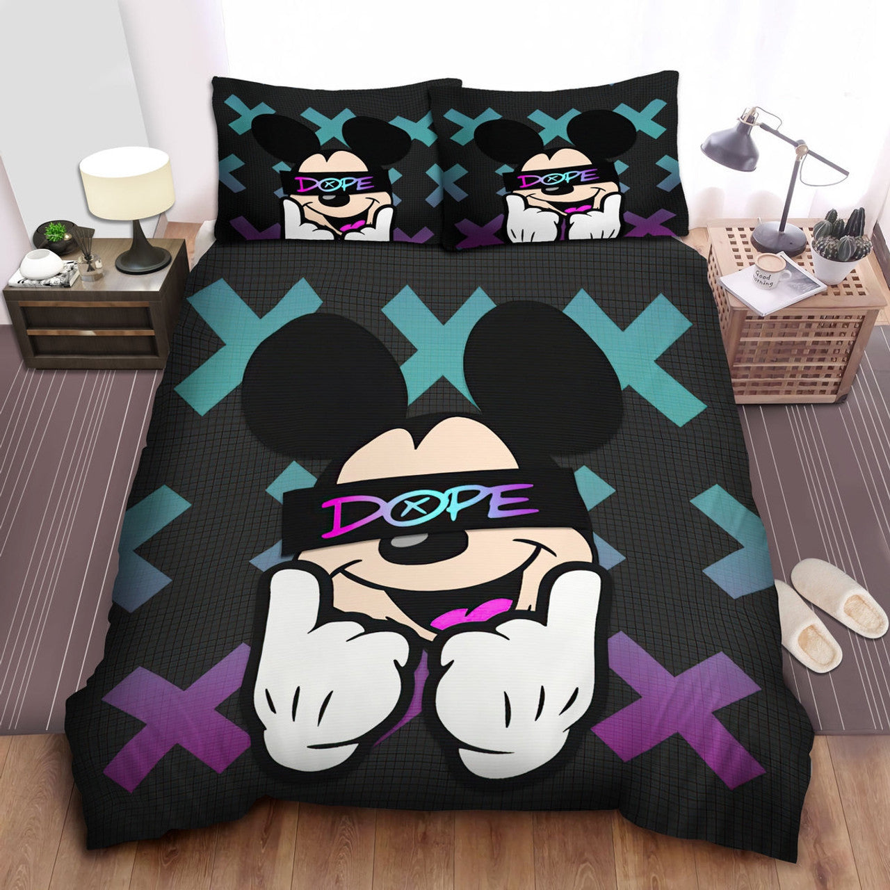 MM Bedding Set DN Dope Cool MM X Pattern Duvet Covers