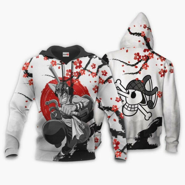 Usopp Japan Cherry Blossoms One Piece Anime 1k682 Cartoon Graphic Outfits Aop 3d Hoodie, Zip Hoodie 2229