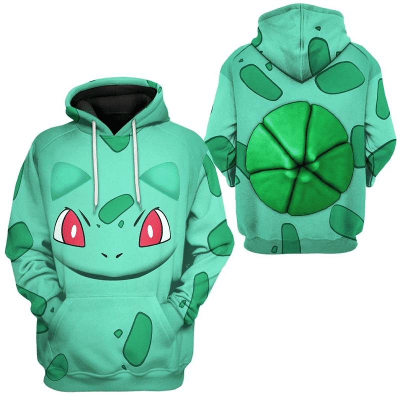 Pokemon Bulbasaur 3d Hoodie