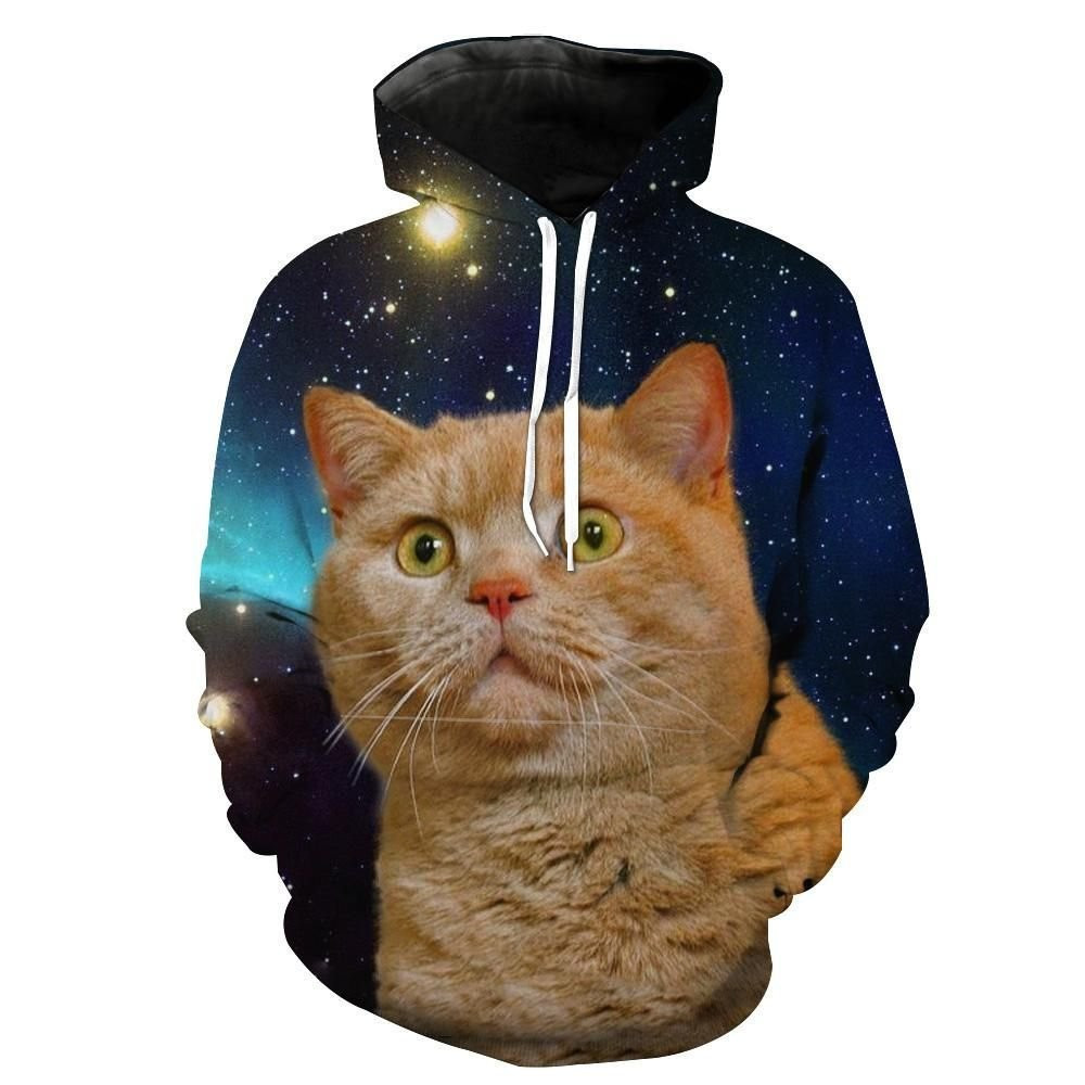 Surprised Cat 3D All Over Print Hoodie & Zip Hoodie