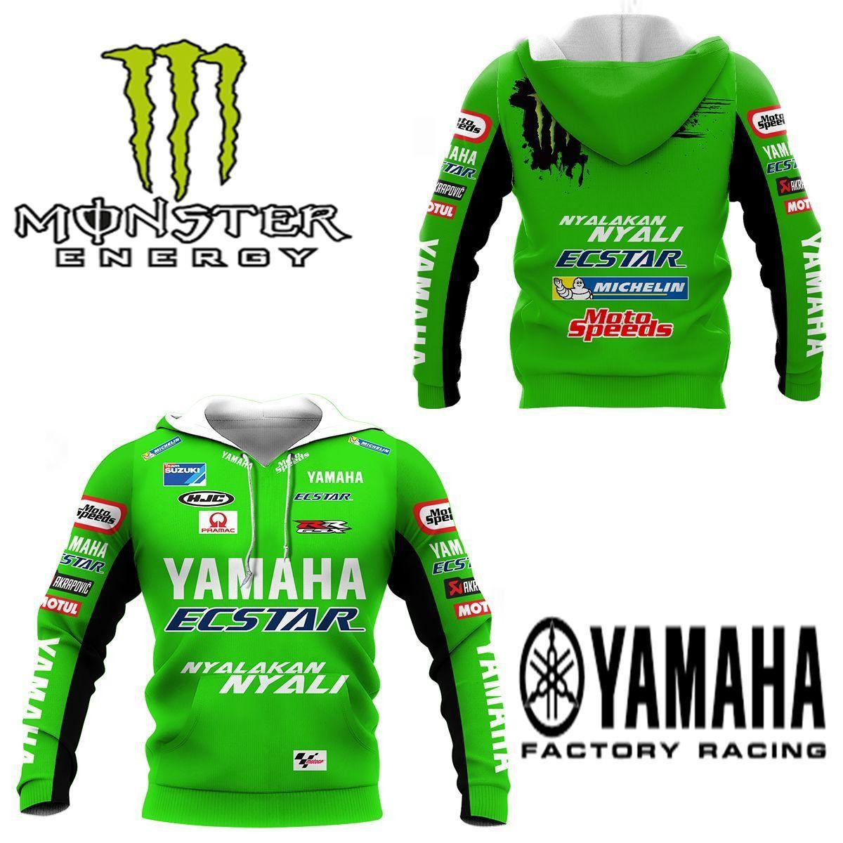 Yamaha Monster Shirt 255, 3d Hoodie Zip Hoodie