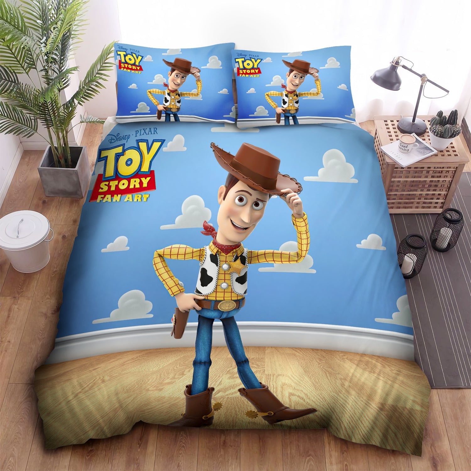 Toy Story Bedding Set DN Woody In Andy Room Duvet Covers