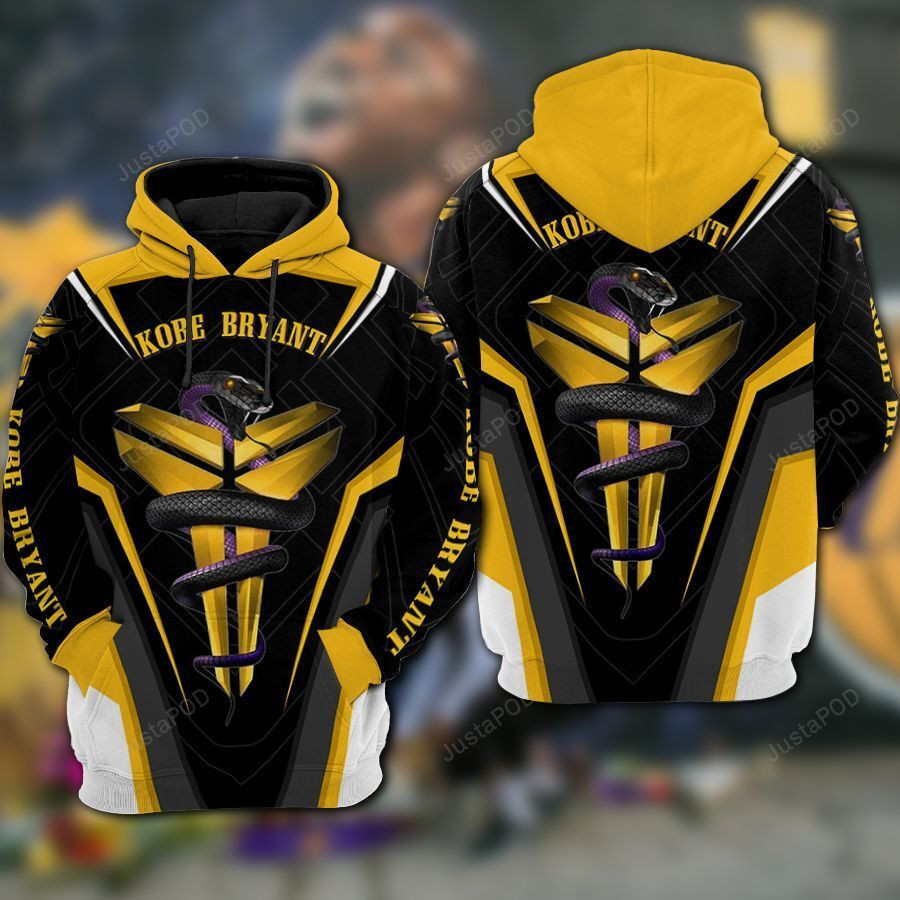 Kobe Bryant Los Angeles Lakers Basketball 3D All Over Print Hoodie & Zip Hoodie
