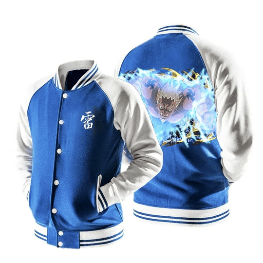Naruto A 4th Raikage Lightning Release Lariat 2 Baseball Jacket 395