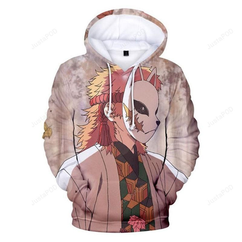 Unisex Demon Slayer 3D All Over Print Hoodie & Zip Hoodie