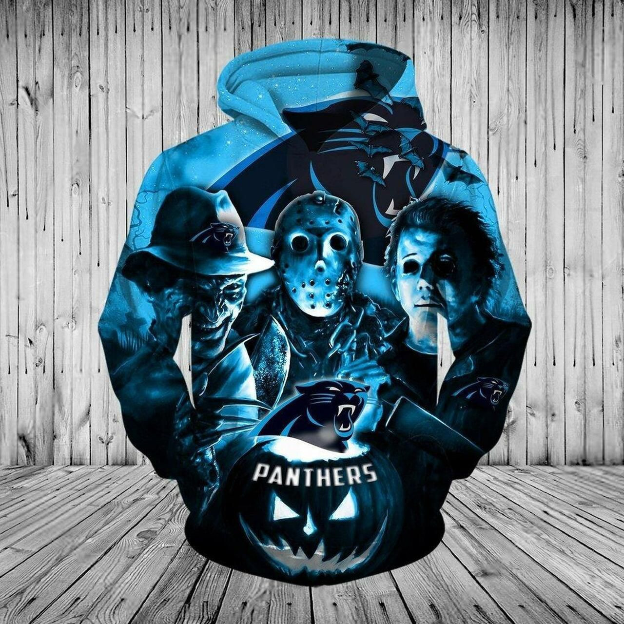 Carolina Panthers 3D All Over Print Hoodie & Zip Hoodie