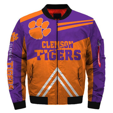 Clemson Tigers Bomber Jacket V8