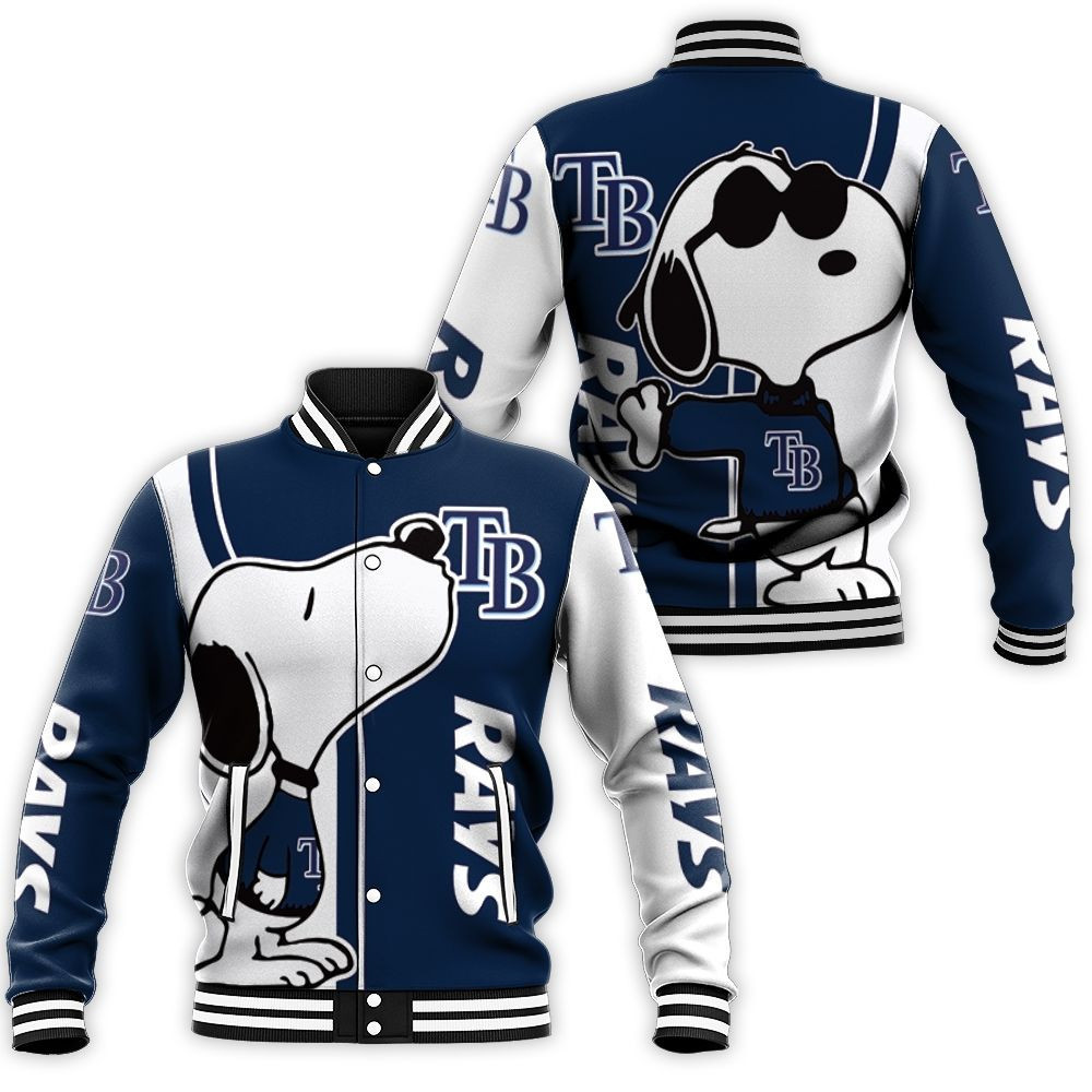 Tampa Bay Rays Snoopy Baseball Jacket