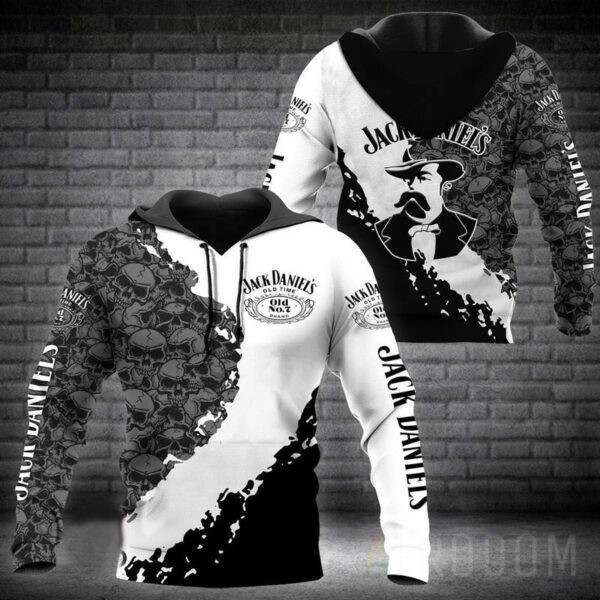 Jack Daniels Old Time No.7 Pullover And Zip Hoodie, Gift For Fan 3d All Over Print Shirt Hoodie 78