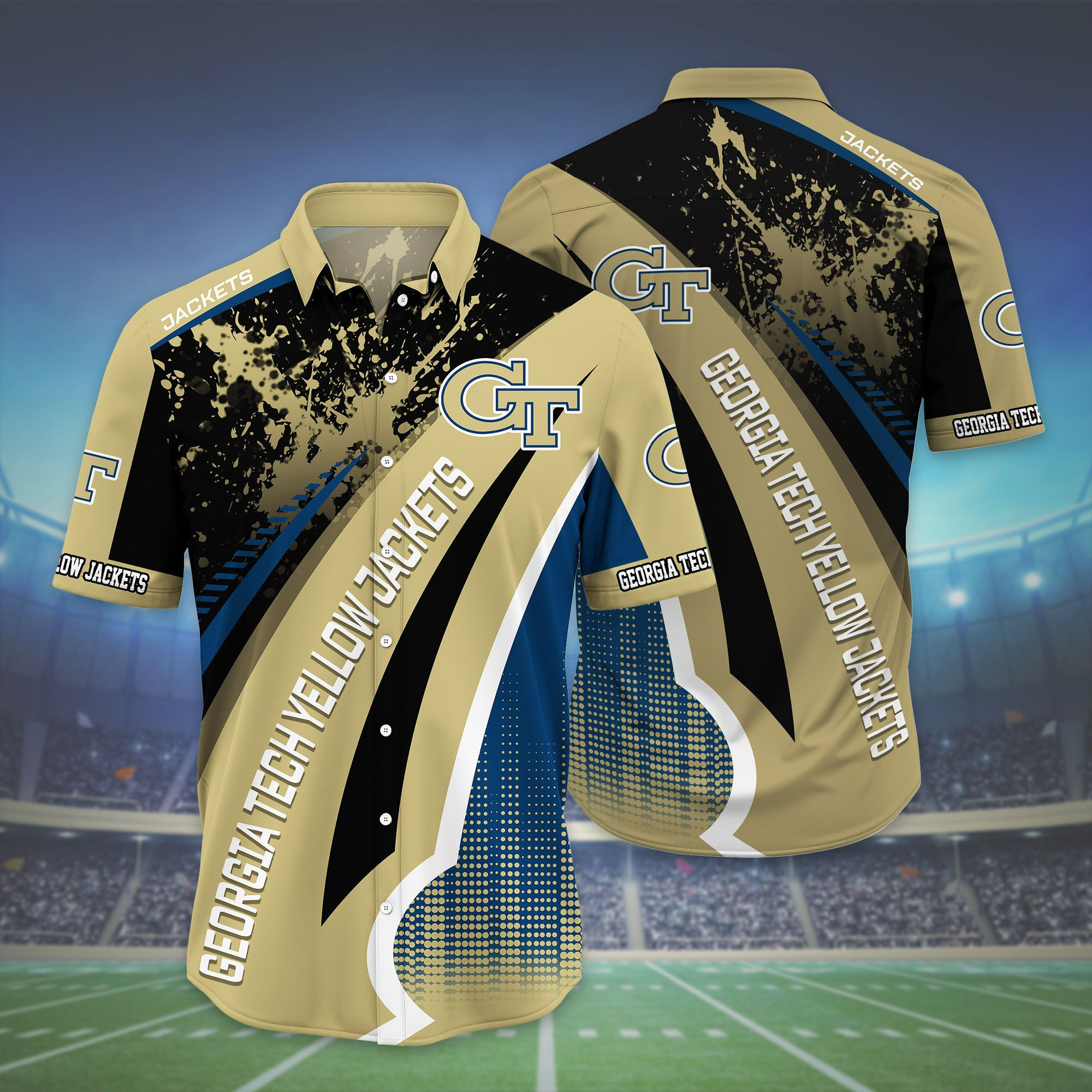 Georgia Tech Yellow Jackets 3-hoodie, Hawaii Shirt For This Season Gift For Sport Lovers