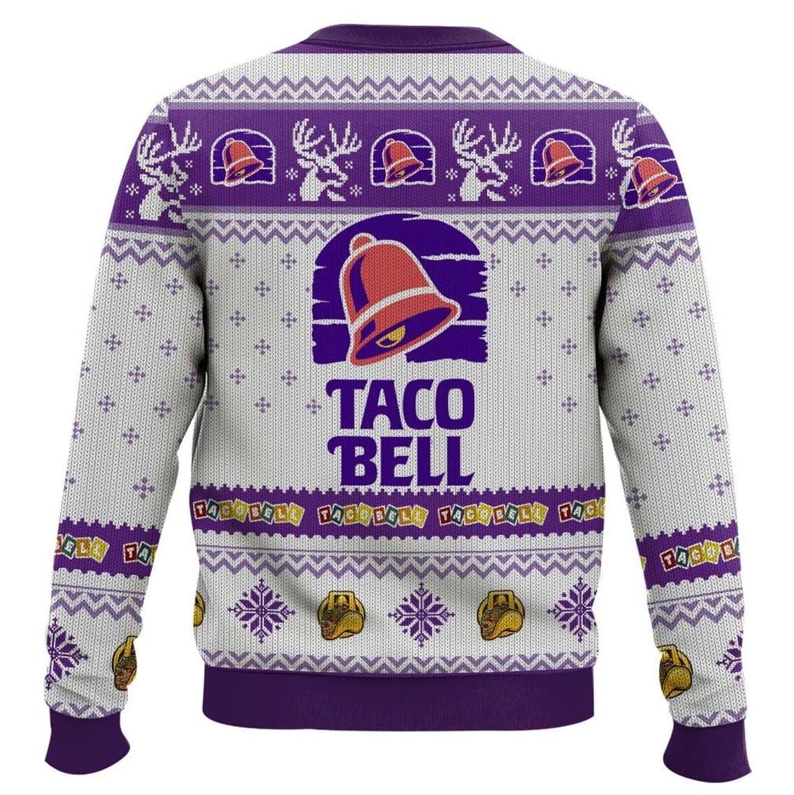 Xmas Taco Bell Ugly Christmas Sweater